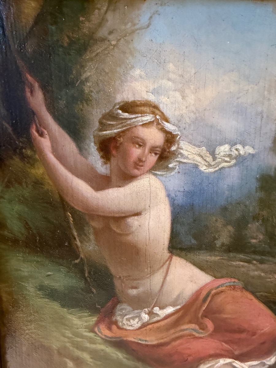 A Young Nymph By The Water's Edge-photo-3