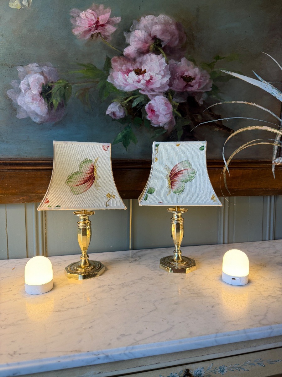 Paire de lampes de table sans fil, Hauteur 33 cm-photo-2