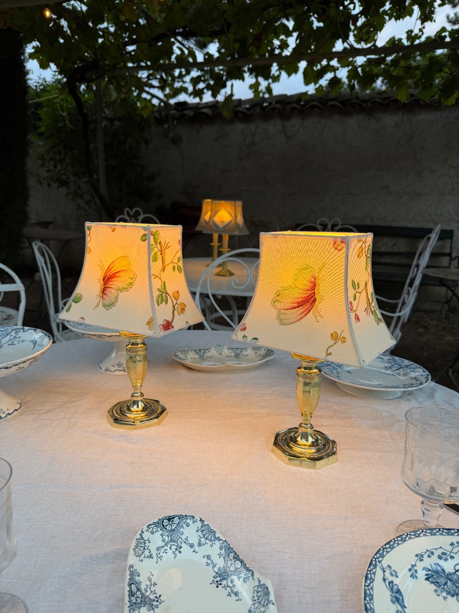 Paire de lampes de table sans fil, Hauteur 33 cm-photo-7