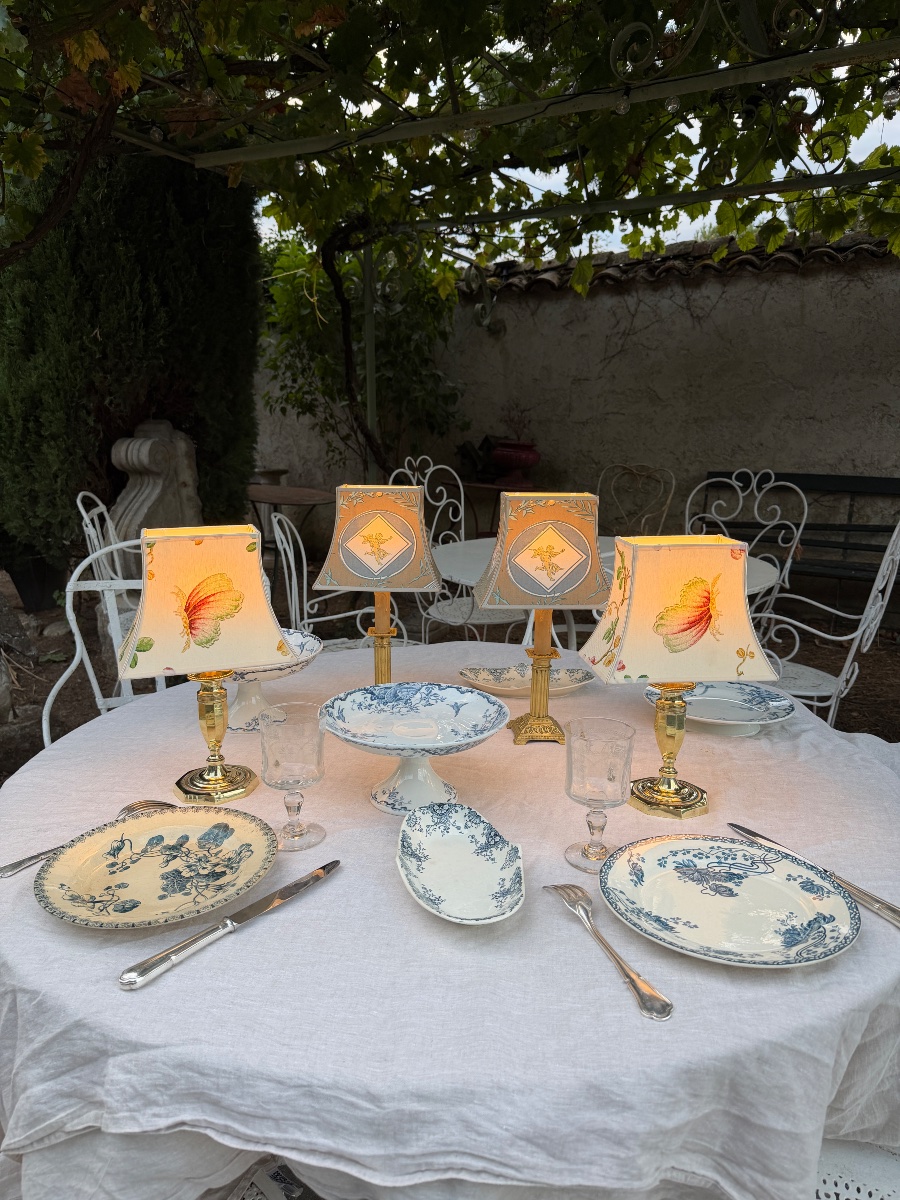 Paire de lampes de table sans fil, Hauteur 33 cm-photo-8