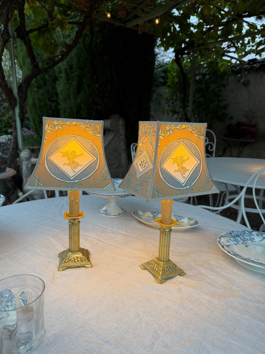Paire de lampes de table sans fil, Hauteur 36,5 cm-photo-3