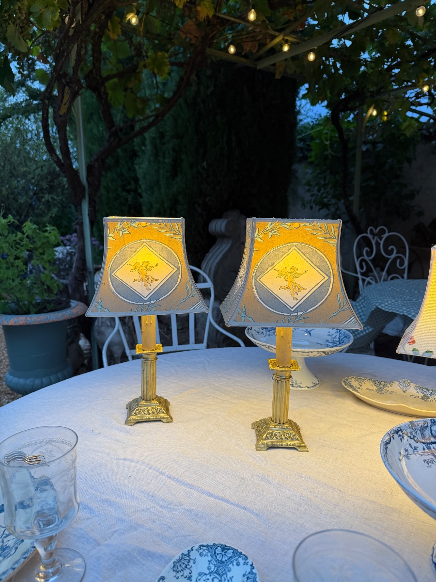 Paire de lampes de table sans fil, Hauteur 36,5 cm-photo-5