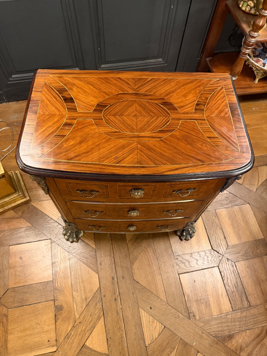 Marquetry Chest Of Drawers-photo-4