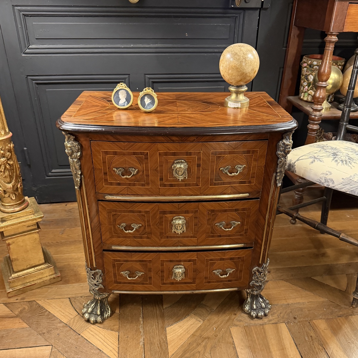 Marquetry Chest Of Drawers