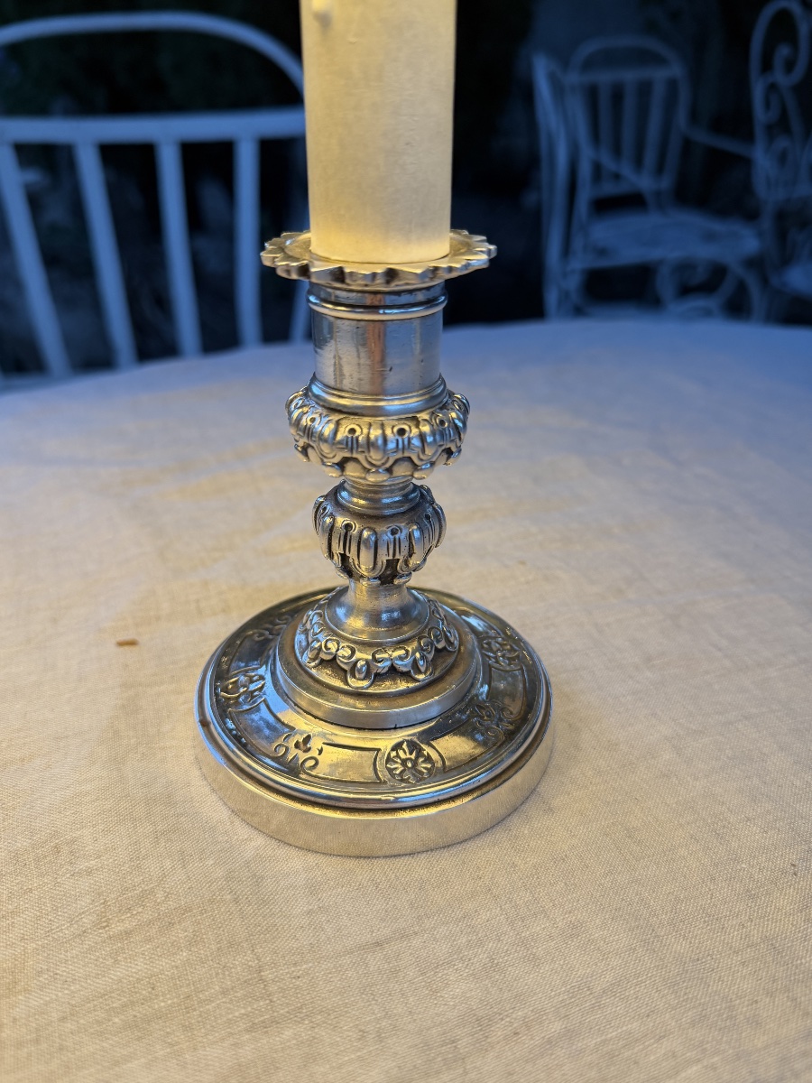 Pair Of Cordless Table Lamps, Height 32.5 Cm-photo-2