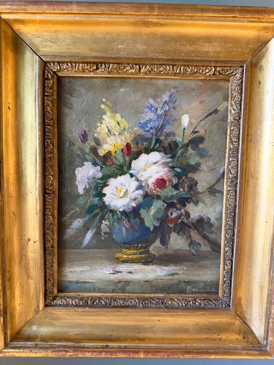Bouquet de fleurs XIXème-photo-2