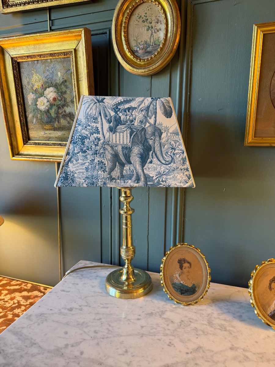 Bronze Lamp, 49.5 Cm Tall-photo-4