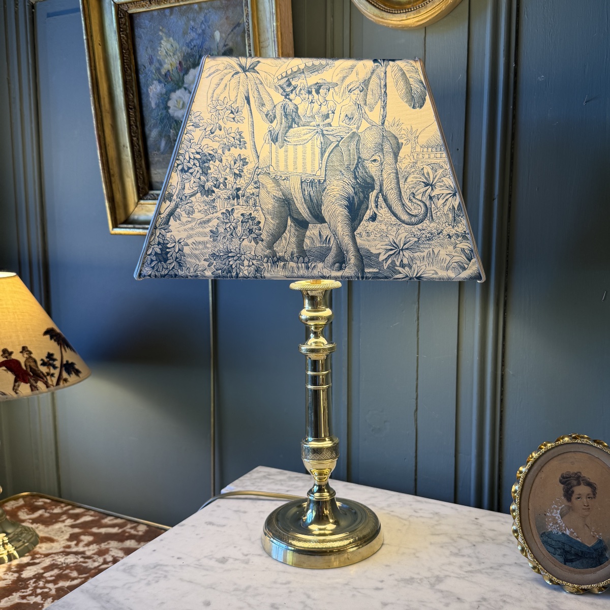 Bronze Lamp, 49.5 Cm Tall