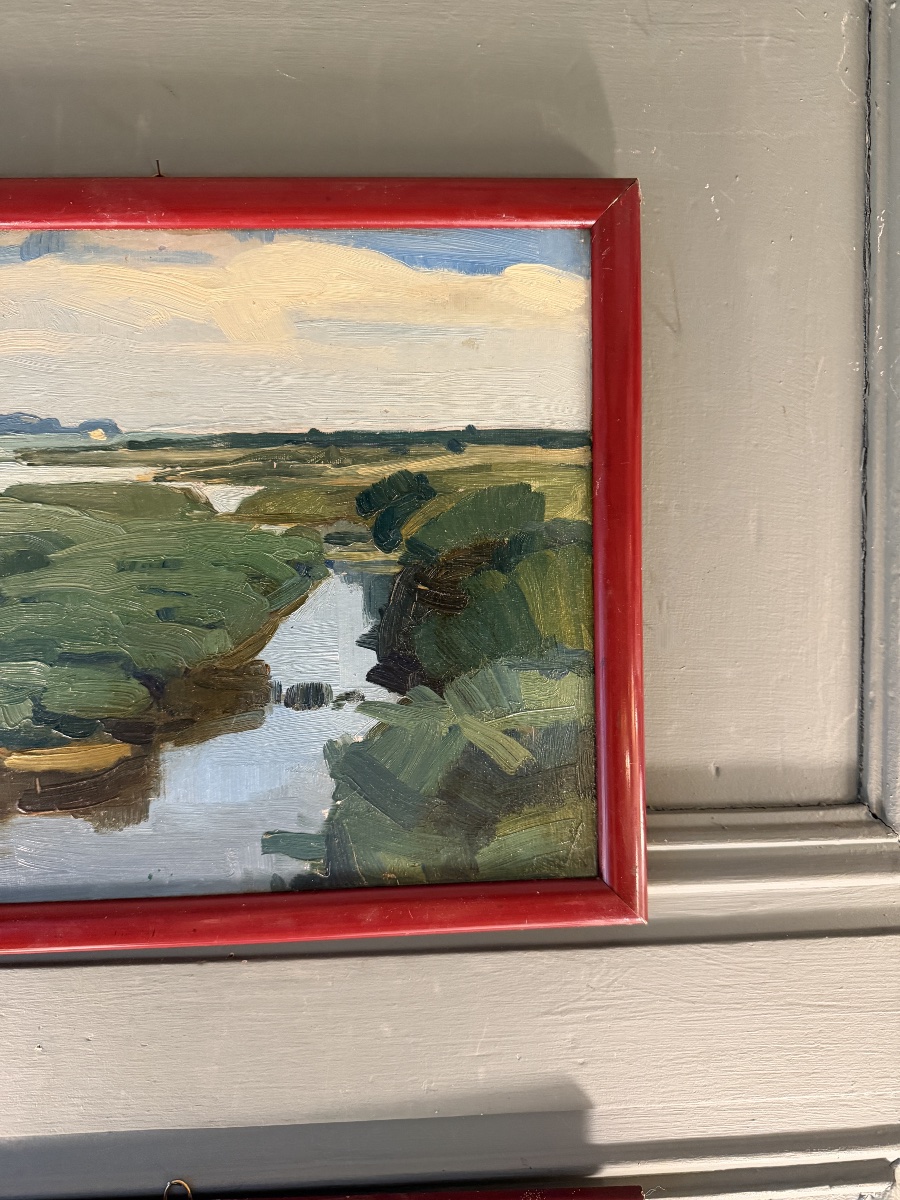 Pair Of Landscapes By Ferrier-jourdain, Dated 1926-photo-4