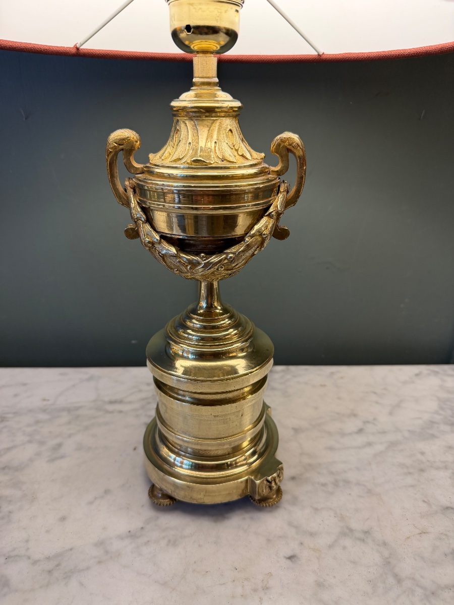 Bronze Candlestick With Small Cups, Height 50 Cm-photo-2