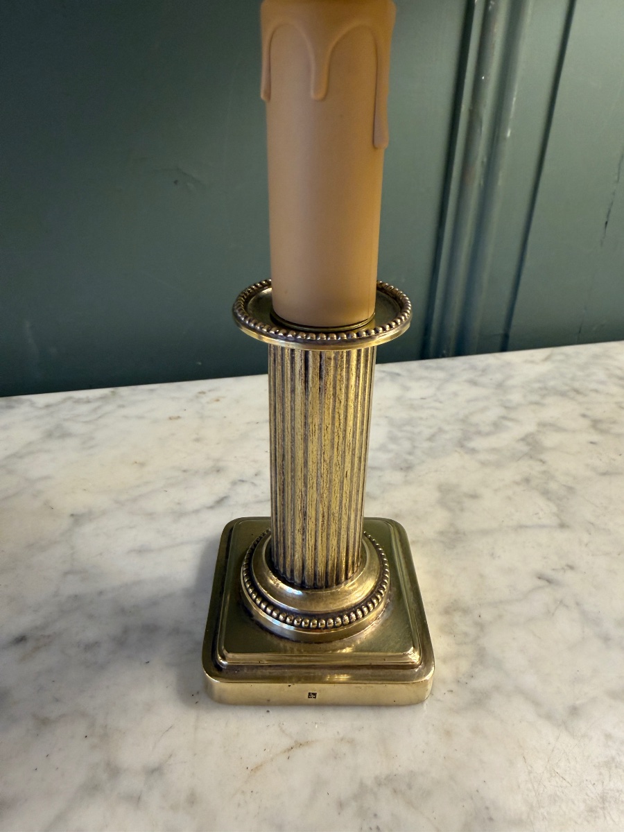 Pair Of Cordless Table Lamps, Height 32 Cm-photo-4
