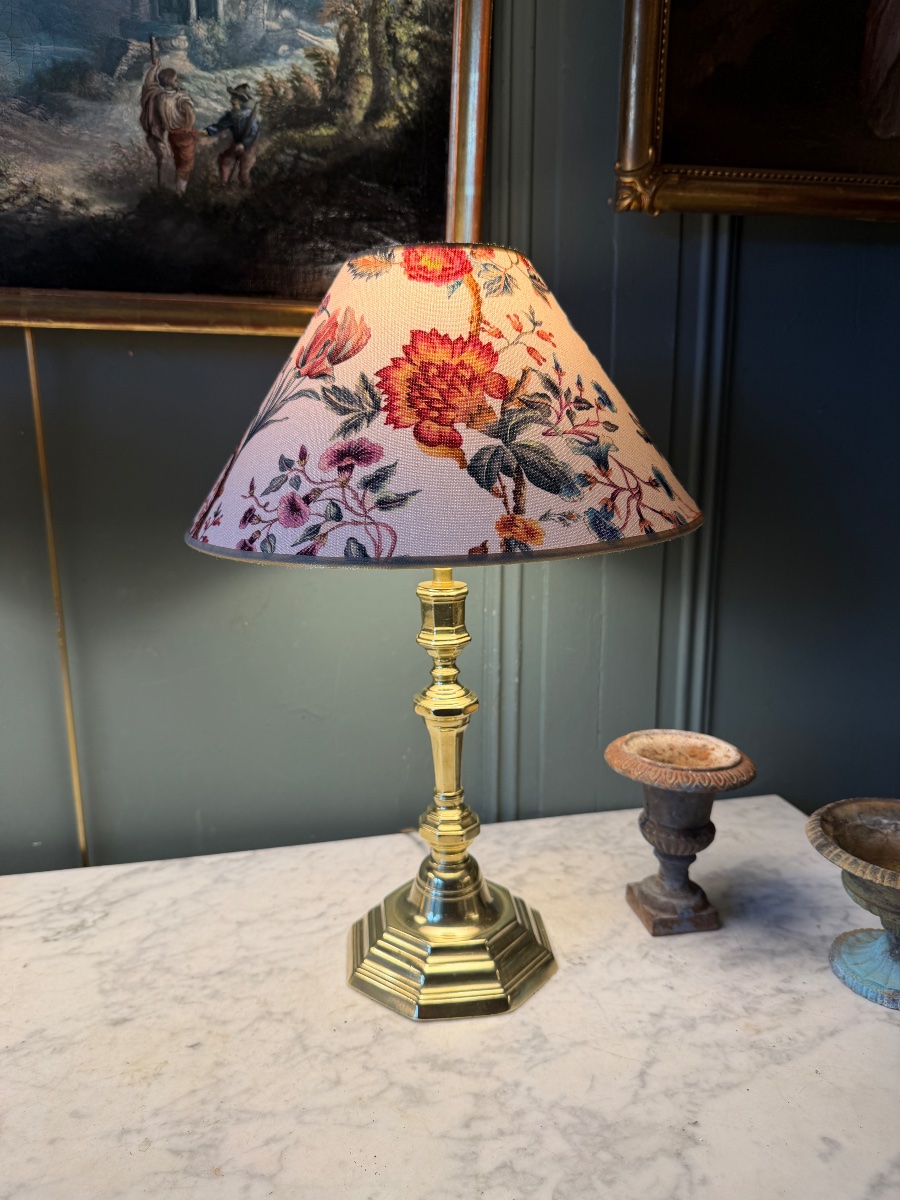 Paire de lampes en bronze, Hauteur 44 cm-photo-3