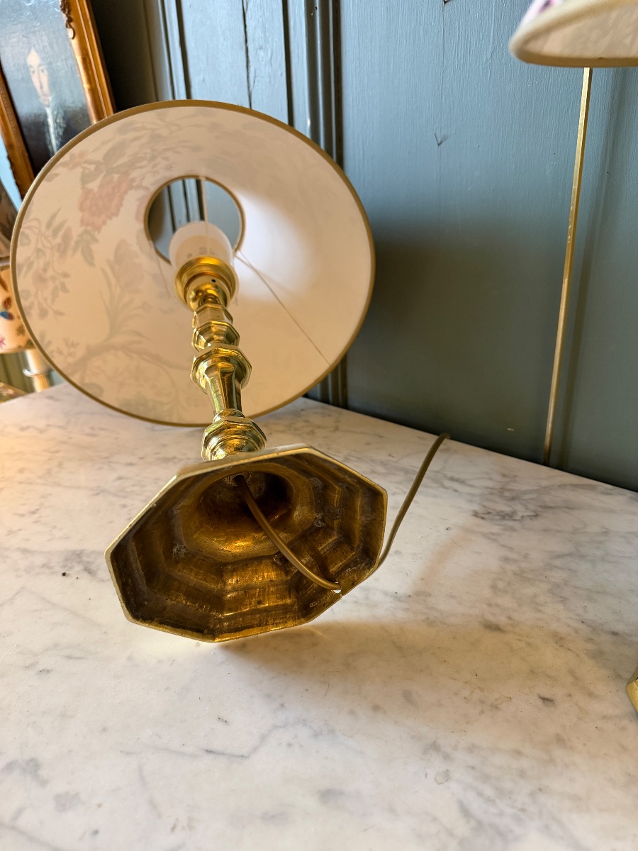 Paire de lampes en bronze, Hauteur 44 cm-photo-6