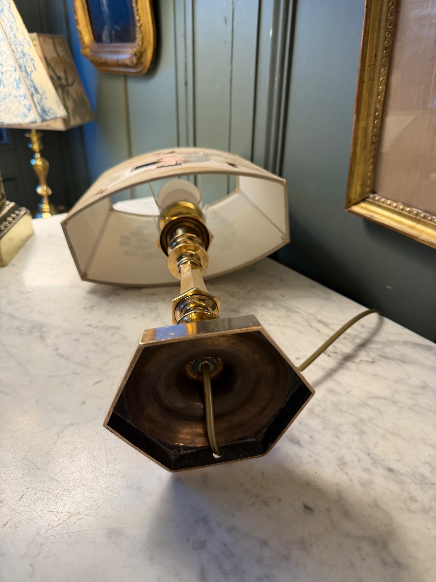 Paire de lampes en bronze, Hauteur 46 cm-photo-7