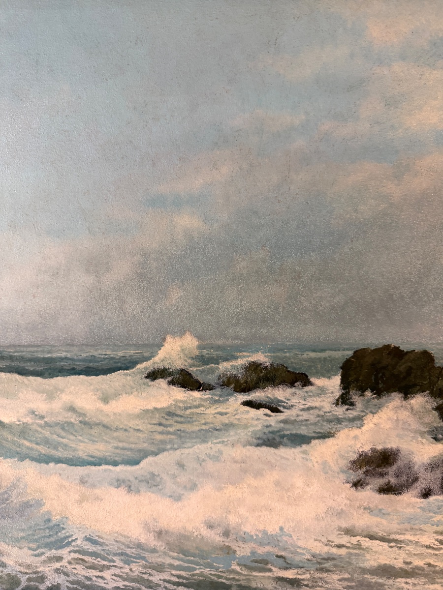 Grande Marine, The Coast Of Vallières Near Royan, Honoré Thévenot-photo-1