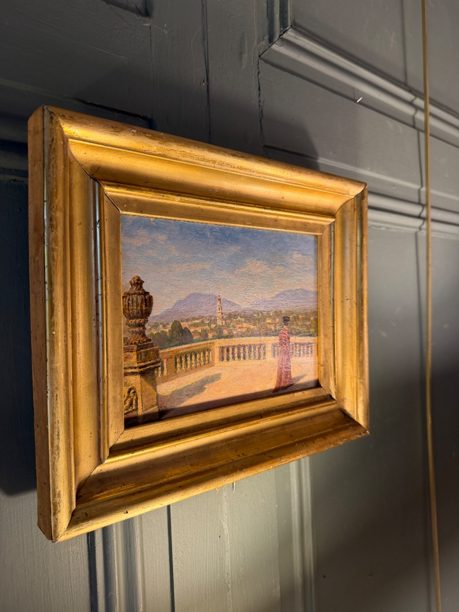 Petit tableau début XXème-photo-4