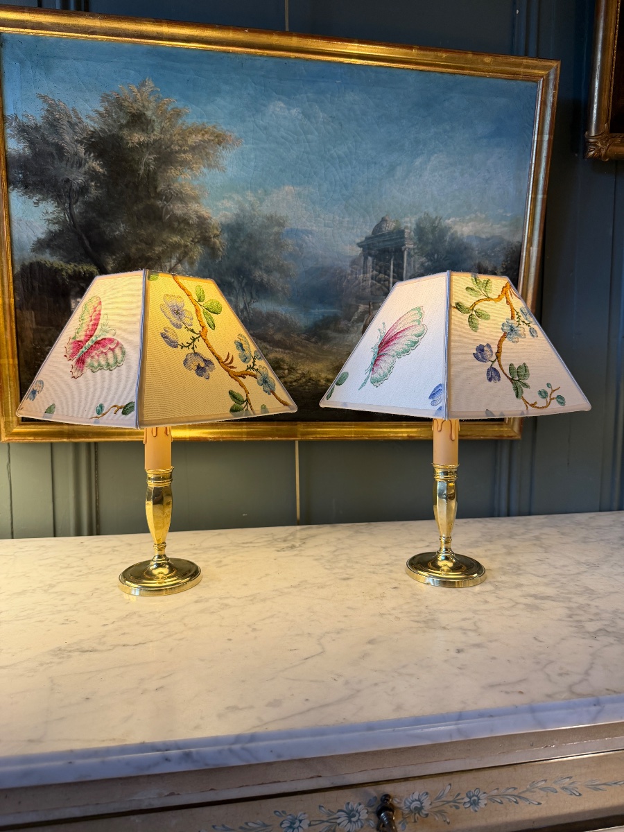 Paire de lampes sans fil, Hauteur 31,5 cm-photo-2