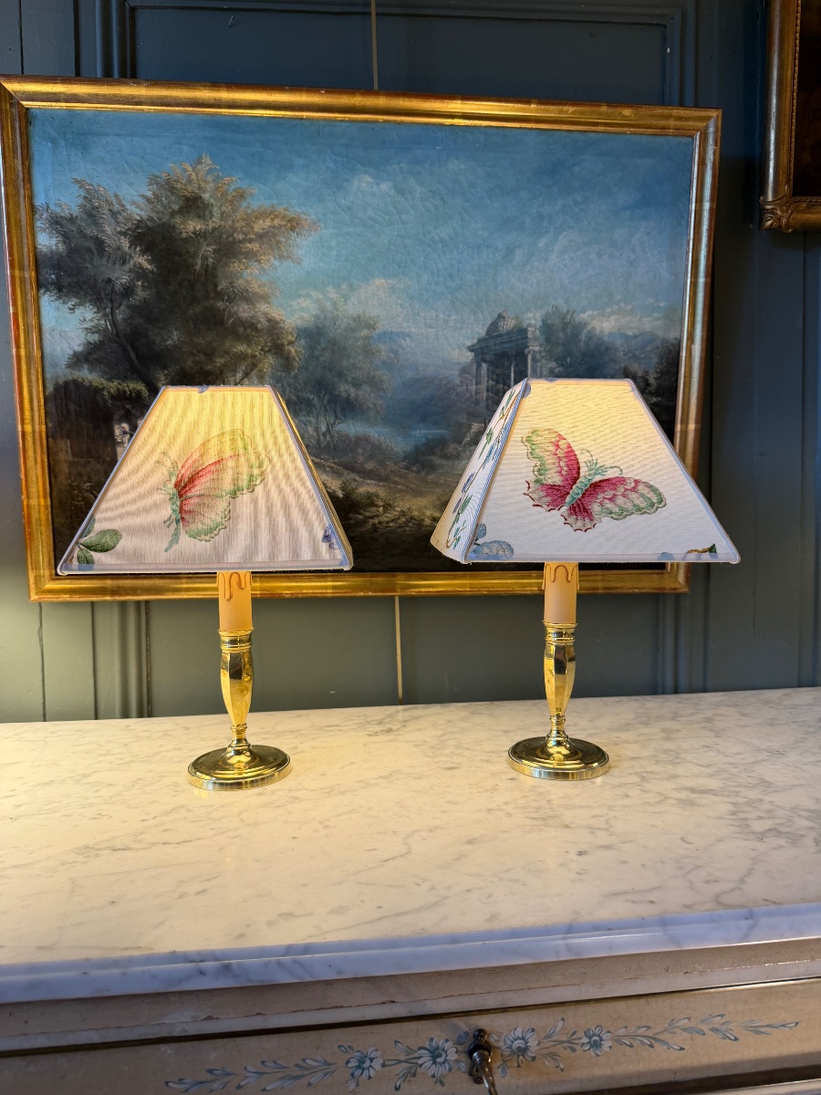 Paire de lampes sans fil, Hauteur 31,5 cm-photo-4