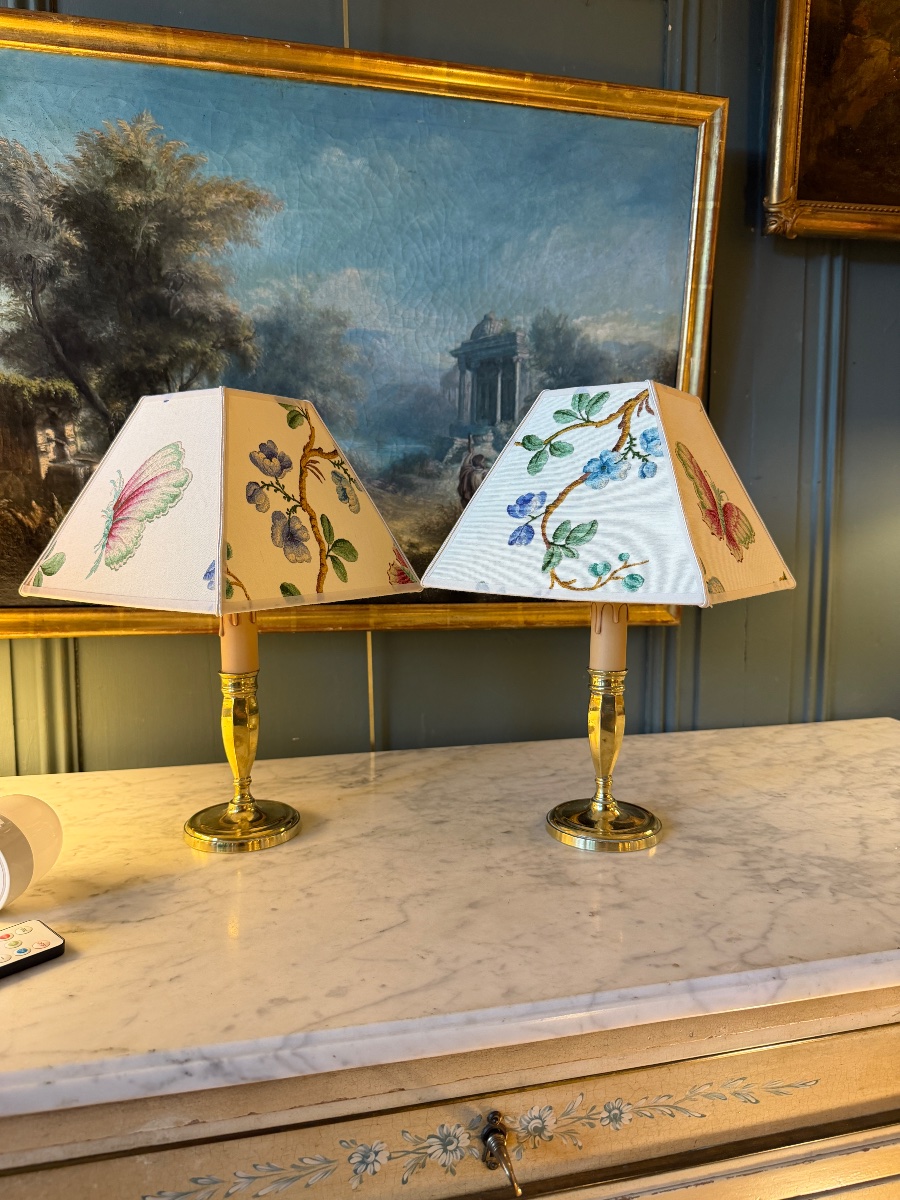 Paire de lampes sans fil, Hauteur 31,5 cm-photo-1