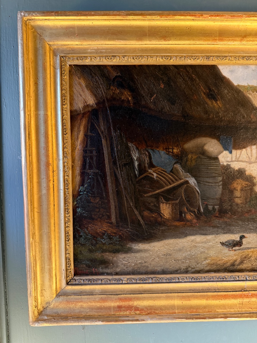 19th-century Landscape With A Busy Farm -photo-2
