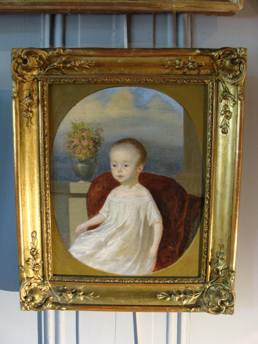 Portrait d'Un Enfant Daté 1853-photo-2
