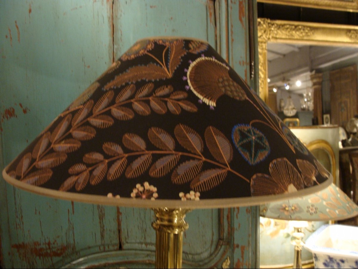 Bronze Lamp With Lion Head Decor-photo-5