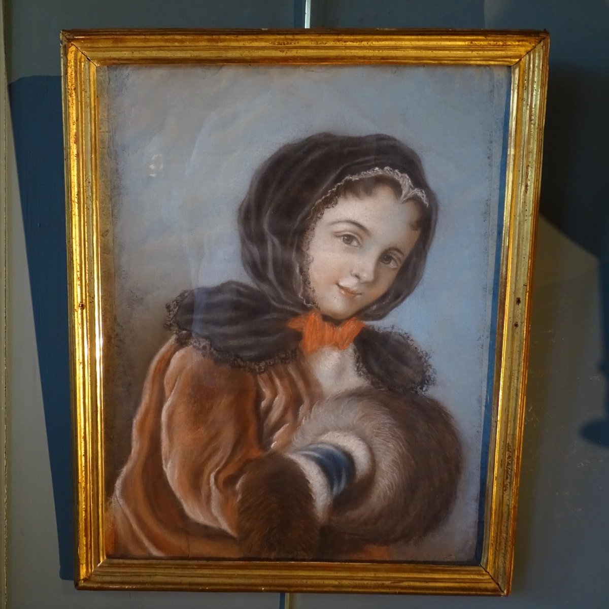 Portrait Of A Girl With A Muff