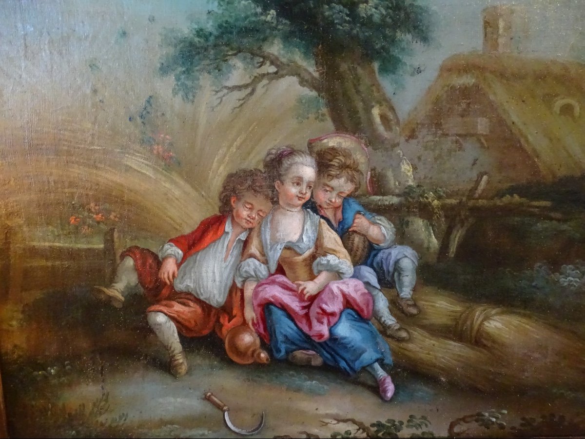 Country Scene With Children-photo-2