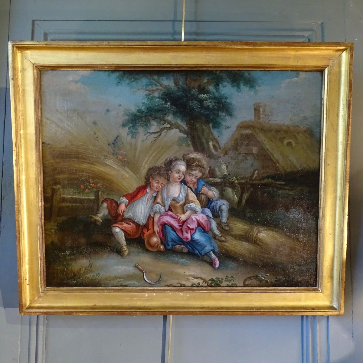 Country Scene With Children