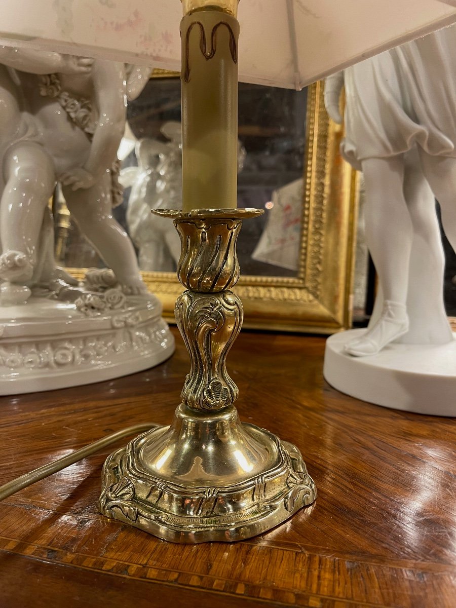 Lampe En Bronze Style Louis XV-photo-2