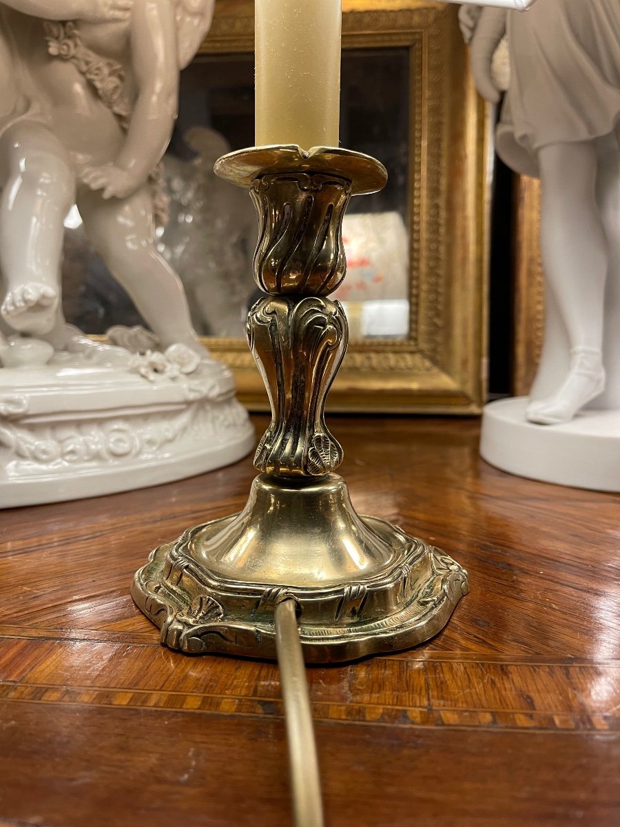 Lampe En Bronze Style Louis XV-photo-3