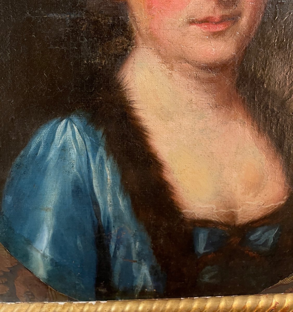 Pair Of Portraits Louis XV Period-photo-4