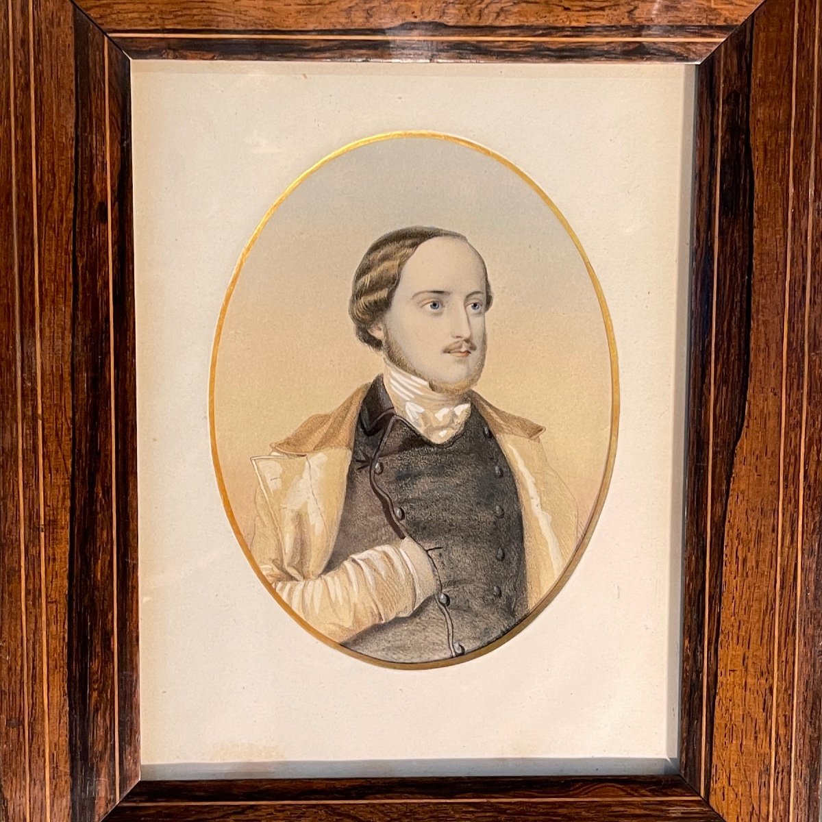 Portrait Of A Man, XIXth Drawing