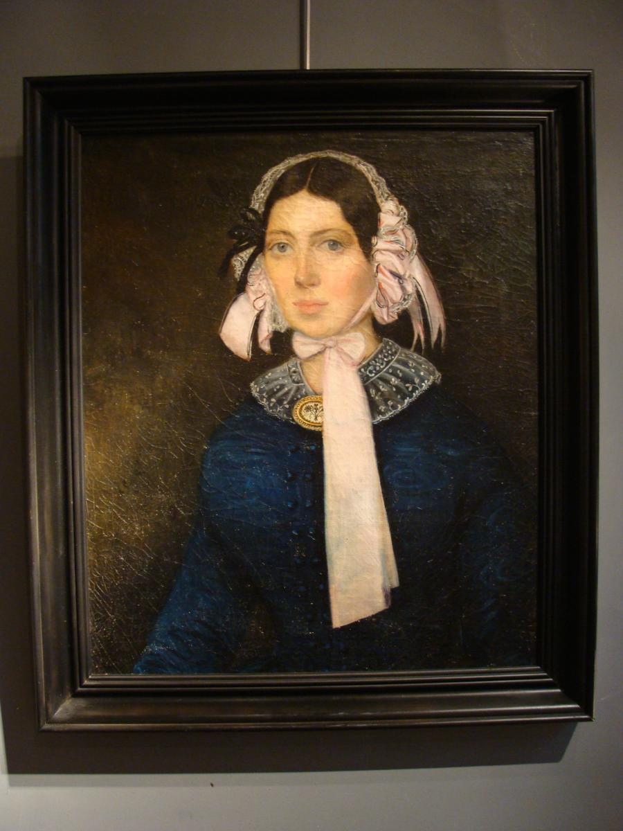 Portrait De Jeune Femme XIXème