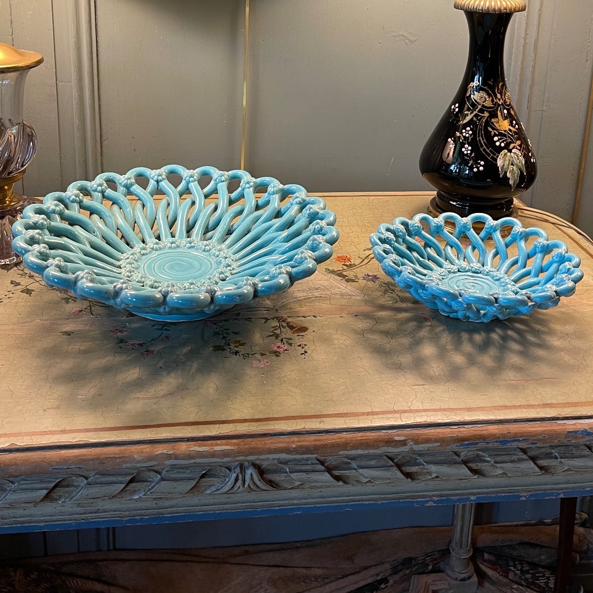 Coupes Tressées En Céramique, Vallauris