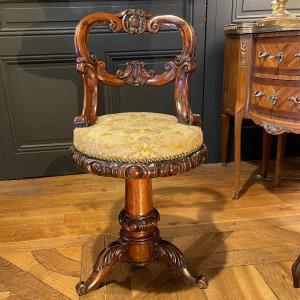 Nineteenth Century Harpist Chair