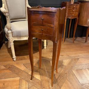 Small Bedside Table With Two Drawers