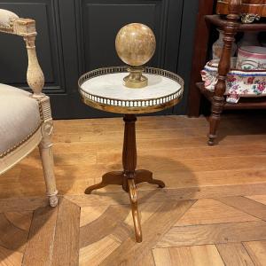 Small Louis XVI Style Tripod Pedestal Table