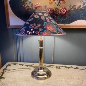 Brass Lamp, Height 39 Cm