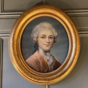 Portrait d'homme, pastel début XIXème