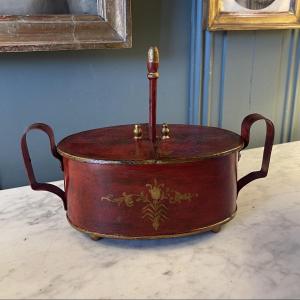 19th Century Painted Sheet Metal Egg Cooker
