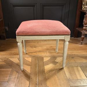 Louis XVI Style Painted Wooden Stool