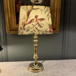 Lampe en bronze, hauteur 47 cm