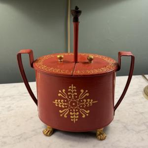 Painted Sheet Metal Egg Dish