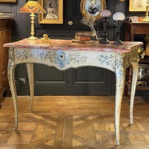 Console en bois peint XVIIIème