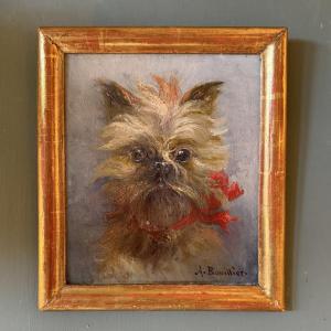 Portrait de chien de Amable Bouillier