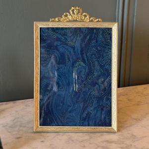 Grand cadre, porte photo style Louis XVI, 28 cm x 19.5 cm