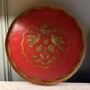 Plateau en tôle peinte, Diamètre 30 cm