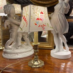 Lampe En Bronze Style Louis XV
