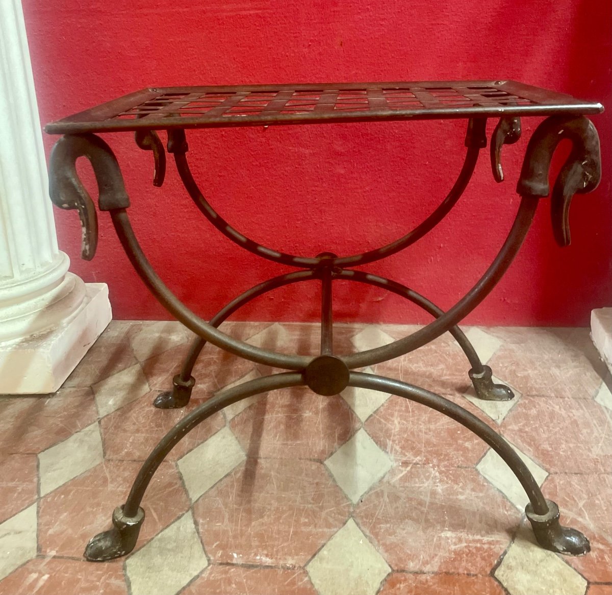 Wrought Iron Stools -photo-2